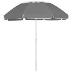 Parasol de plage anthracite 300 cm Vidaxl