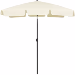 Le parasol de plage est fabriqué en polyester anti-UV et anti-décoloration, ce qui permet de bloquer les rayons UV nocifs du  ...