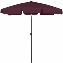 Le parasol de plage est fait de polyester anti-UV et anti-décoloration, ce qui est agréable pour bloquer les rayons UV nocifs ...