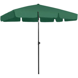 Vidaxl - Parasol de plage vert 200x125 cm