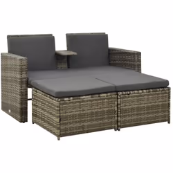 Cet ensemble de salon de jardin est ergonomique et esthétiquement conçu, ce qui lui permet d'attirer l'attention dans votre j ...