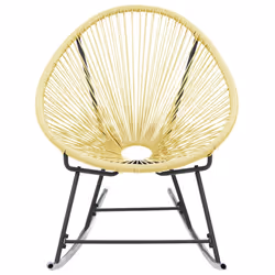 VidaXL 313140 chaise d'extérieur Terrace Siège rembourré Polyéthylène, Rotin, Acier Beige - Vue supplémentaire 3