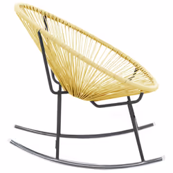 VidaXL 313140 chaise d'extérieur Terrace Siège rembourré Polyéthylène, Rotin, Acier Beige - Vue supplémentaire 4