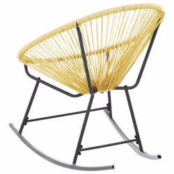 VidaXL 313140 chaise d'extérieur Terrace Siège rembourré Polyéthylène, Rotin, Acier Beige - Vue supplémentaire 5