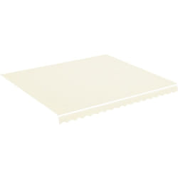 Vidaxl - Tissu de remplacement pour auvent Crème 4x3,5 m