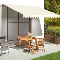 Vidaxl - Tissu de remplacement pour auvent Crème 4,5x3,5 m