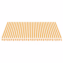 VidaXL 311940 store Polyester Blanc, Jaune Fixé