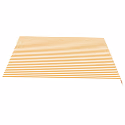 VidaXL 311940 store Polyester Blanc, Jaune Fixé - Vue supplémentaire 4