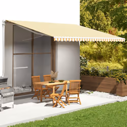 Ce tissu de remplacement est parfait pour renouveler les vieux auvents usés ou les garder en réserve. Il peut également être  ...