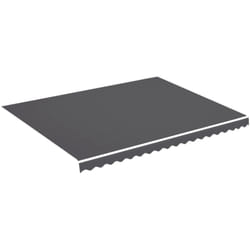 vidaXL Tissu de remplacement pour auvent Anthracite 4,5x3,5 m