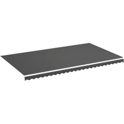 vidaXL Tissu de remplacement pour auvent Anthracite 6x3,5 m