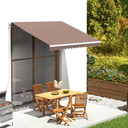Vidaxl - Tissu de remplacement pour auvent Marron 3x2,5 m