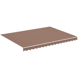 Tissu de remplacement pour auvent Marron 4x3 m Vidaxl