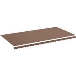Vidaxl - Tissu de remplacement pour auvent Marron 6x3 m