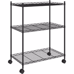 Cette étagère de rangement est une solution idéale pour l'entreposage domestique et commercial, comme dans la cuisine, la sal ...
