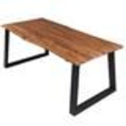 vidaXL Table à manger 170x90x75 cm Bois d'acacia massif