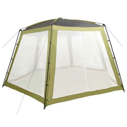 Tente de piscine - vidaXL - 590x520x250 cm - Vert - Résistante aux UV - Pour piscines rondes jusquà 400 cm