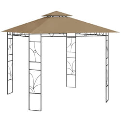 Vidaxl - Belvédère 3x3x2,7 m Taupe 160 g/m²