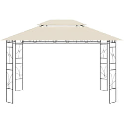 Vidaxl - Belvédère 4x3x2,7 m Crème 160 g/m²