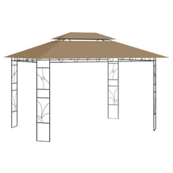Vidaxl - Belvédère 4x3x2,7 m Taupe 160 g m²