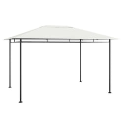vidaXL Belvédère 384x281x270 cm Crème 180 g/m² - TU