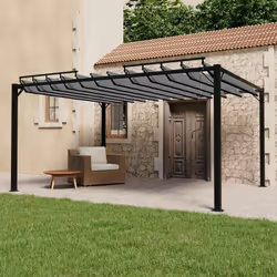 Description générale Cette tonnelle moderne et élégante a fière allure dans votre jardin, sur votre terrasse, près de la pisc ...