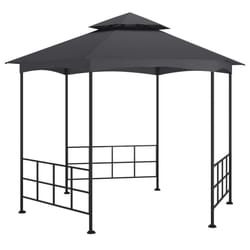 vidaXL Belvédère avec parois 3,1x2,7 m Anthracite - TU