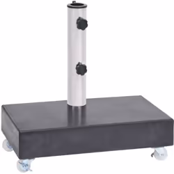 Ce socle de parasol offre une base ferme et robuste pour tenir votre parasol en place et l'empêcher de basculer ou d'être emp ...