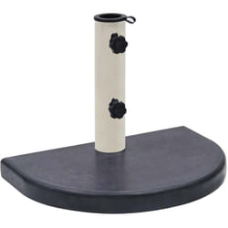 Socle de parasol Noir 40x28x4 cm Granite Vidaxl