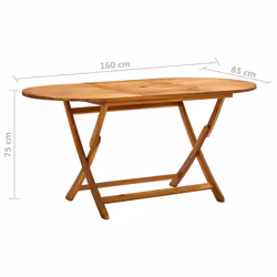 VidaXL 313324 table de jardin - Vue supplémentaire 7
