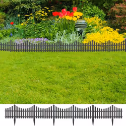 Description générale Partagez facilement vos bordures ou vos parterres de fleurs avec ces bordures de jardin. Le matériau PP  ...