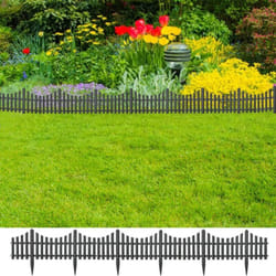 Vidaxl - Bordures de pelouse 17 pcs Anthracite 10 m pp