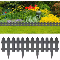 Description générale Partagez facilement vos bordures ou vos parterres de fleurs avec ces bordures de jardin. Le matériau PP  ...