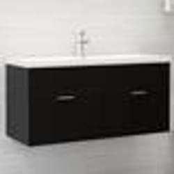 vidaXL Rideaux de porte anti-insectes 2 pcs et aimants noir 220x130 cm
