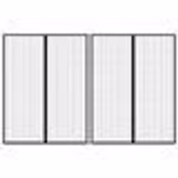 vidaXL Rideaux de porte anti-insectes 2 pcs et aimants noir 230x160 cm