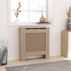 Ce cache-radiateur constituera un supplément élégant et pratique à votre salon. Ce cache-radiateur est en MDF, robuste et dur ...