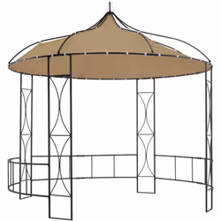 Ce belvédère spacieux avec des beaux détails décoratifs sera un supplément élégant à votre espace de vie extérieur. De plus,  ...