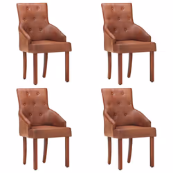 VidaXL 3056697, Bois d'acacia, mousse, Cuir véritable, 520 mm, 600 mm, 950 mm, 41 cm, 44 cm