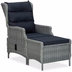 Cette chaise inclinable de jardin confortable est un excellent choix pour discuter avec la famille et les amis ou tout simple ...