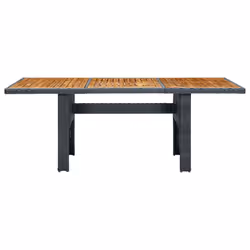 VidaXL 313310 table de jardin Marron, Gris