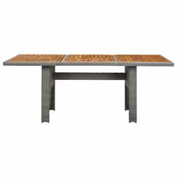 VidaXL 313312 table de jardin Marron, Gris