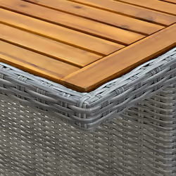 VidaXL 313312 table de jardin Marron, Gris - Vue supplémentaire 5