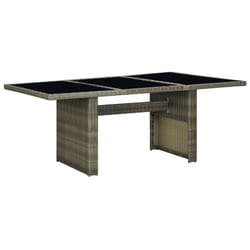 VidaXL 313313 table de jardin Noir, Marron