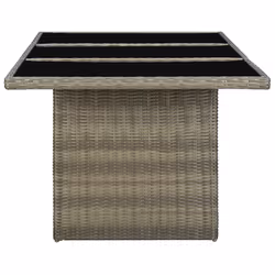 VidaXL 313313 table de jardin Noir, Marron