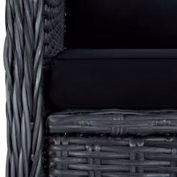 VidaXL 313316 chaise d'extérieur Terrace Siège rembourré Bois d'acacia, Polyuréthane, Acier Noir, Gris - Vue supplémentaire 7