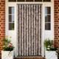 vidaXL Moustiquaire beige et marron clair 118x220 cm chenille - TU