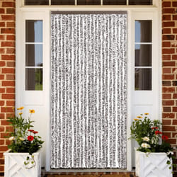 vidaXL Moustiquaire Marron et beige 90x200 cm Chenille - TU