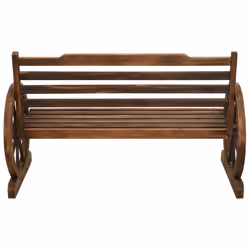 VidaXL 313891 banc de jardin Bois - Vue supplémentaire 4