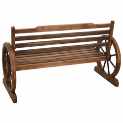 VidaXL 313891 banc de jardin Bois - Vue supplémentaire 5