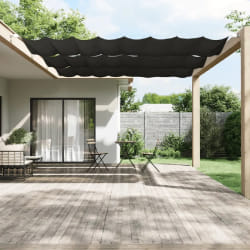 vidaXL Auvent vertical Anthracite 140x420 cm Tissu oxford - TU